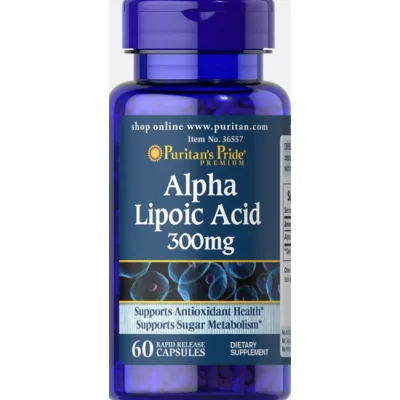 Puritan Alpha Lipoic Acid 300 - 60 софт гель